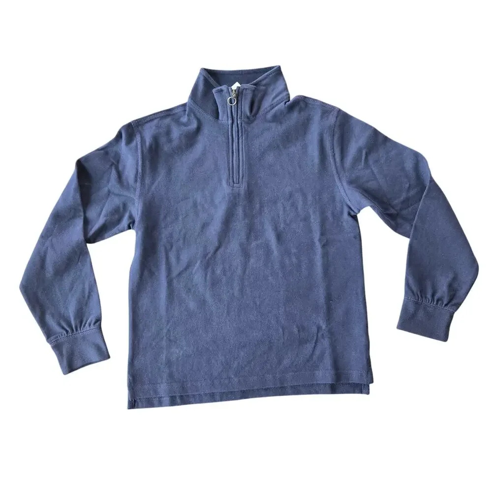 J. Crew Crewcuts Kids' Relaxed-Fit Half-Zip Pullover Size L NWT